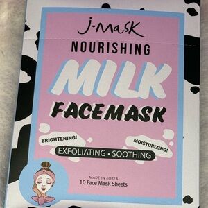 KOREAN SKINCARE Blue and Pink Milk Facemark J-Lash 10 Pack New